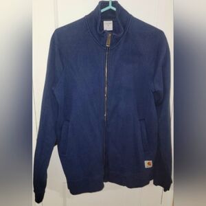 Carhartt Full zip Navy Blue sweatshirt M